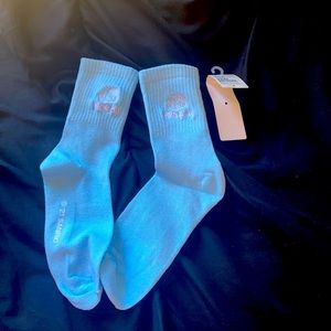 NWT Hello Kitty Socks Blue One Size